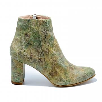 botine clasice piele naturala, botine elegante piele naturala, botine piele naturala toc gros