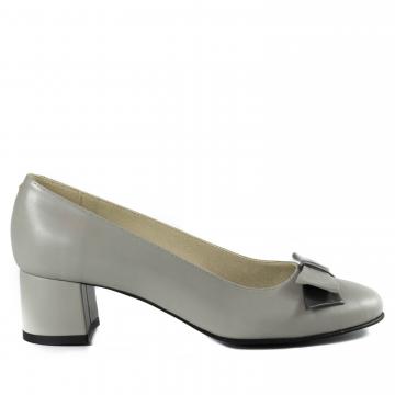 pantofi piele naturala, pantofi office, pantofi cu toc, pantofi cu funda 